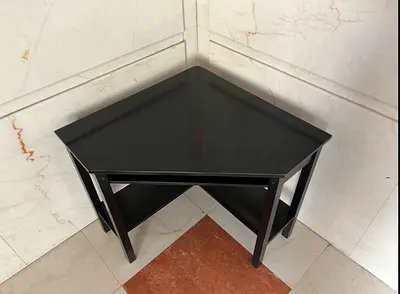 Elegant wooden corner desk