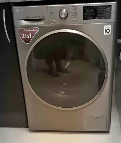 LG grey washer dryer combo 8/5 kg for sale
