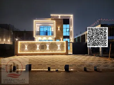 فيلا  للبيع فيلا بمنطقة الحليو 2 عجمان تصميم حديث الفيلا شاملة رسوم التسجيل(4 غرف ماستر مجلس بالمغا سل صالة رئيسية غرفة خادمة )