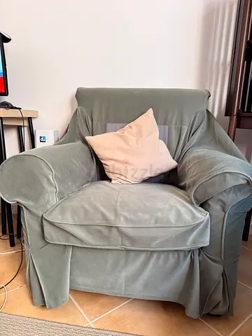 Comfortable Armchair with Pillow
