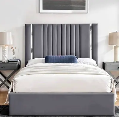 Fully customisable King Size Brand New Luxury Bedframe, Hydraulic Storage can be installed