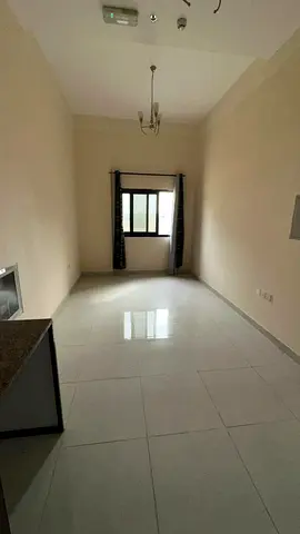 Brand new studio apartment for annual rent in Al Jurf 3, Ajman. Ultra-super-luxurious finishing. Close to the Tribes and the Chinese Market. Ideally l