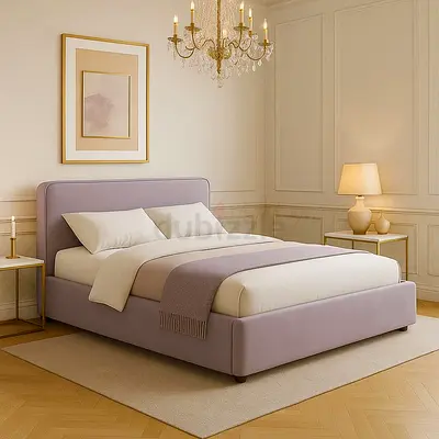 Brand New Modern Upholstered Bed with Nightstands