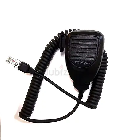 Clear Talk Handheld Radio Microphone – Push-to-Talk, Noise Canceling, 8-Pin Connector