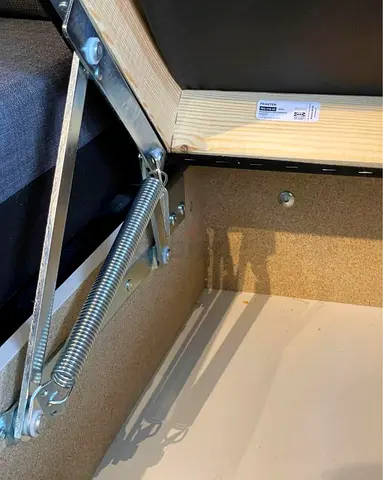 IKEA Friheten Sofa Cumbed Sleek Storage Bed with Lift-Up Mechanism