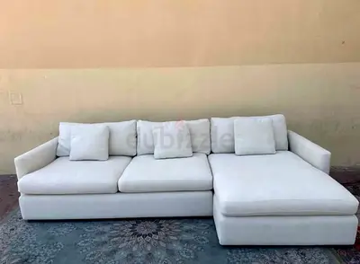 Classic Velvet Sofa L Shape Custom Design