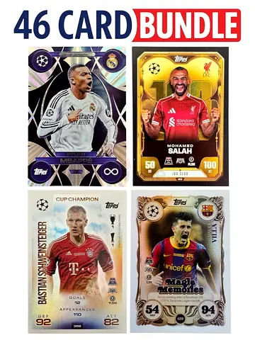 Match Attax 25/26 – Bundle 46 Cards: Salah, Mbappe