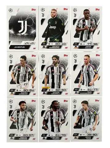 Match Attax 25/26 - Full Juventus Team