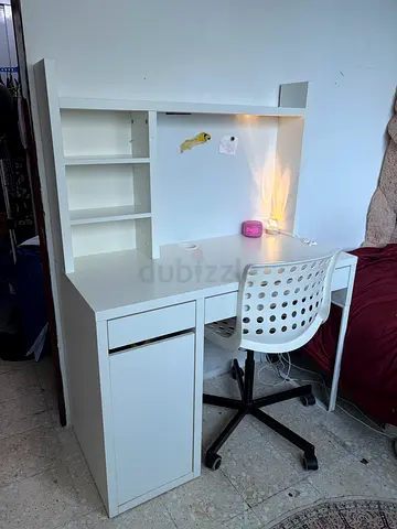 Ikea Desk with Swivel Chair