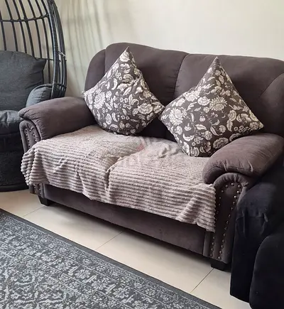 Comfortable Sofa with Decorative Cushions
