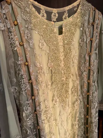 Elegant Womens Wedding function Dress with Embroidery