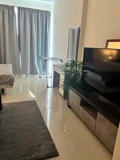 4 CHQUE PAYMENT STUDIO FULL FURNISHED WITH GYM POOL KIDS PLAY AERA IN AL ZAHIA SHARJAH