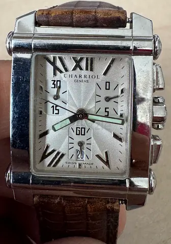 Charriol Geneva Colvmbvs Chronograph Swiss Watch – Rare Model