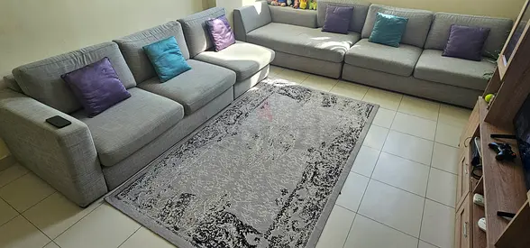 SOFA SET WITH CARPET