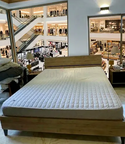 Large Bed 180 × 200 cm, comes with comfortable mattress, good condition and neat.
