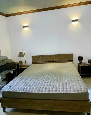Bedroom Bed Frame 180 × 200 cm with soft mattress included. Strong structure and comfortable for dai