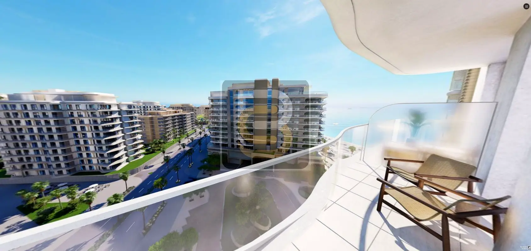 Luxury High Floor (808) | Sea View | Beach Terrace - Al Fahid Island | Original Price
