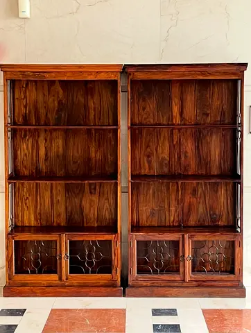 Marina solid wood bookcase