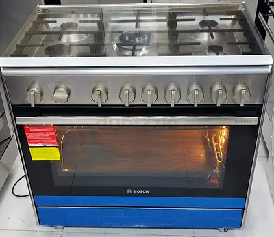 Free delivery Bosch 5 Burner Gas Range 90x60 cm