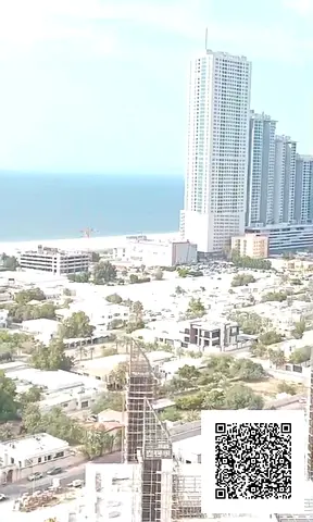 Sea View 1BHK for Rent | Ajman One Towers>rent 37,000 yearly