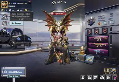 CHEAP PUBG ACCOUNT + M416 x UMP GLACIER COMBO + RARE GUNS KILL MESSAGES + RARE EMOTES + 2 X SUITES