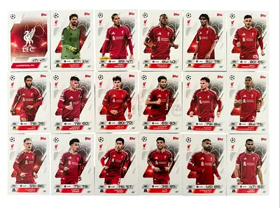Match Attax 25/26 - Full Liverpool Team