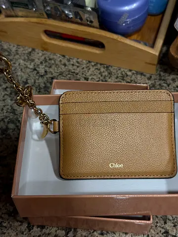 Chloe Brown Card Holder