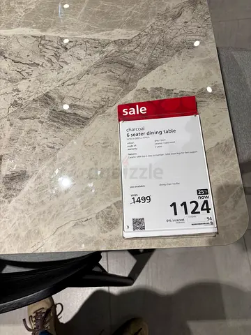 Marble Top Dining Table