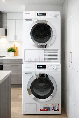 Miele twin dos 9 kg washer and 9 kg dryer separate set both freestanding