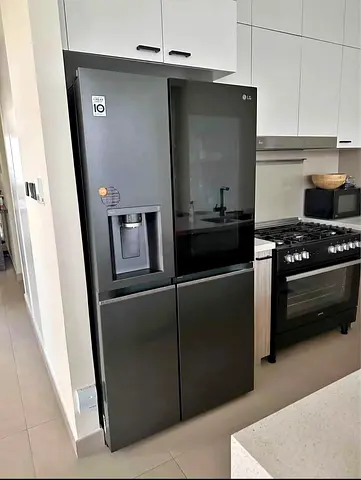 Free delivery LG Black Refrigerator with Ice and Water Dispenser