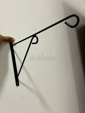 Iron wall hook for hanging plants