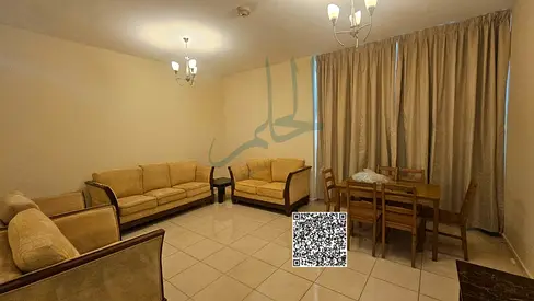 🏢 غرفتين وصالة للإيجار الشهري 📍 الموقع: أبراج الأورينت – عجمان