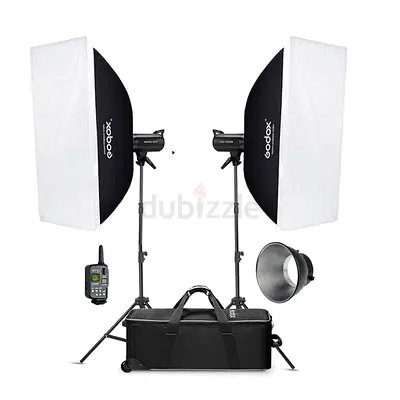 Godox SK400IIV 2 Head Kit with Built In LED Modeling Light ( One Year Warranty )
