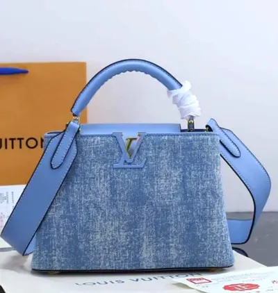 LV Luxury Designer Denim bag.