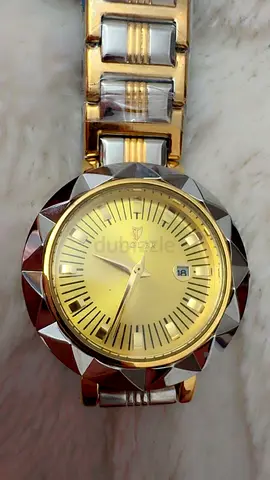 Vigler Stylish Gold and Silver Watch