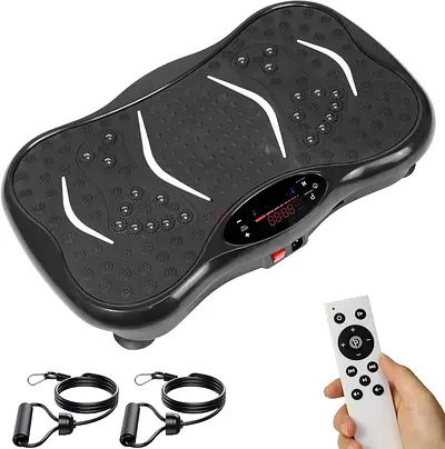 STANEW Vibration Plates, Vibration Fitness Exercise Machine for Home Use, with Bluetooth Speaker