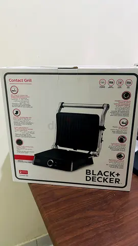 🔥 Brand New Black+Decker Contact Grill – 1400W | Sealed Box 🔥