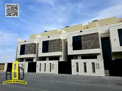 Villa for sale, registration fees included, freehold for all nationalities, with a large roof terrac