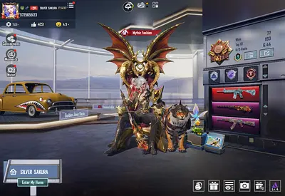 PUBG ACCOUNT CHEAP PERMANENT SNOW LOBBY + M416 GLACIER MAX + AWM DRAVION (LEVEL 4) + X SUITE