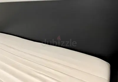 IKEA Malm king size bed frame with ikea mattress.