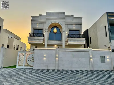 فيلا  كلاسيك بسعر شامل رسوم التسجيل والتملك على الشارع الرئيسي جاهزة للسكن في أرقى مناطق عجمان تملك حر