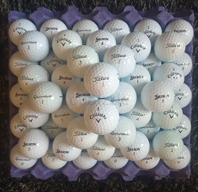 Mixed Brand GradeA Condition Golf Balls Mix (Pack of 60)