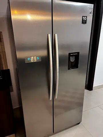 Samsung side by side refrigerator new model with water dispenser