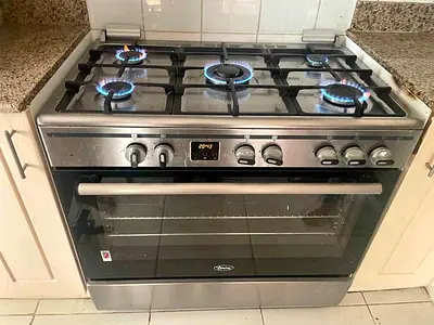 Free delivery Terim top gas oven electric Stainless Steel Gas Cooker with Oven fan 90 cm