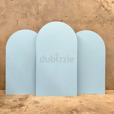 Premium Custom Event Backdrop Stand with Unique Arch Design