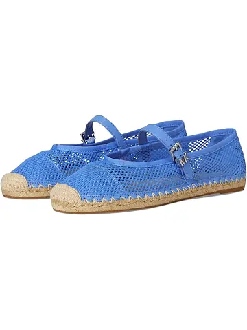 Michael Kors Lynn Maryjane Ballet Blue Mesh Espadrilles 7.6 US size