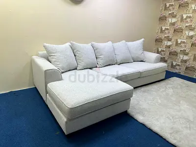 The One Brand Kingston beige color lshape sofa