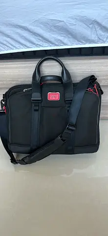 Tumi Alpha Custom Black Briefcase
