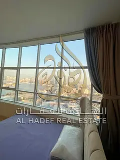 Two-bedroom apartment for sale (resale) in Ajman, within the Orient Towers. A distinctive freehold a
