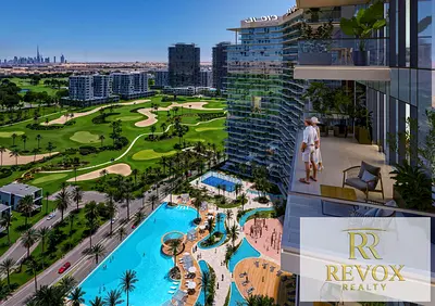Furnished 1BR Apartment | Balcony with Golf & Park Views | DAMAC Hills